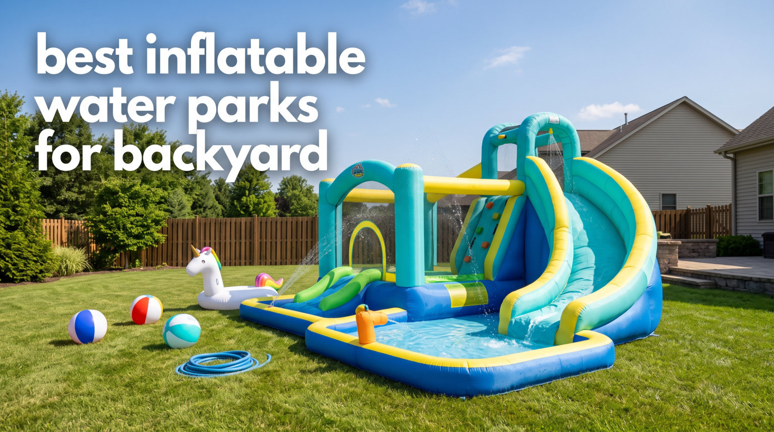 best inflatable water parks for backyard