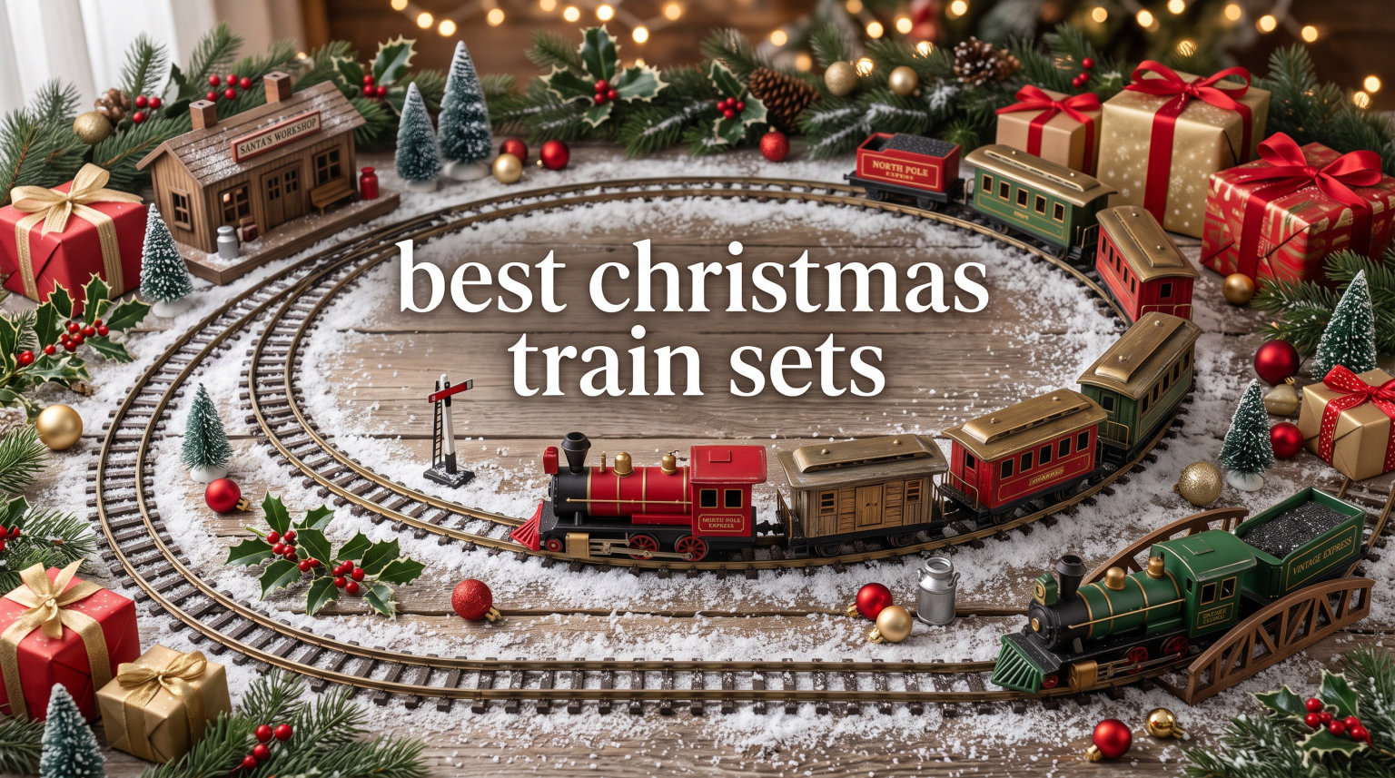 best christmas train sets
