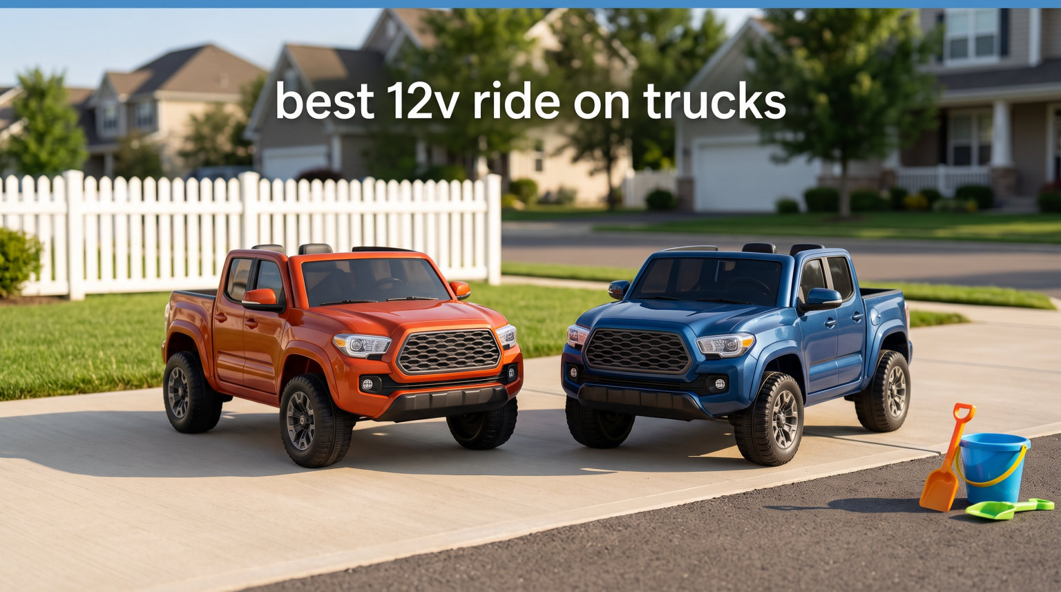 best 12v ride on trucks