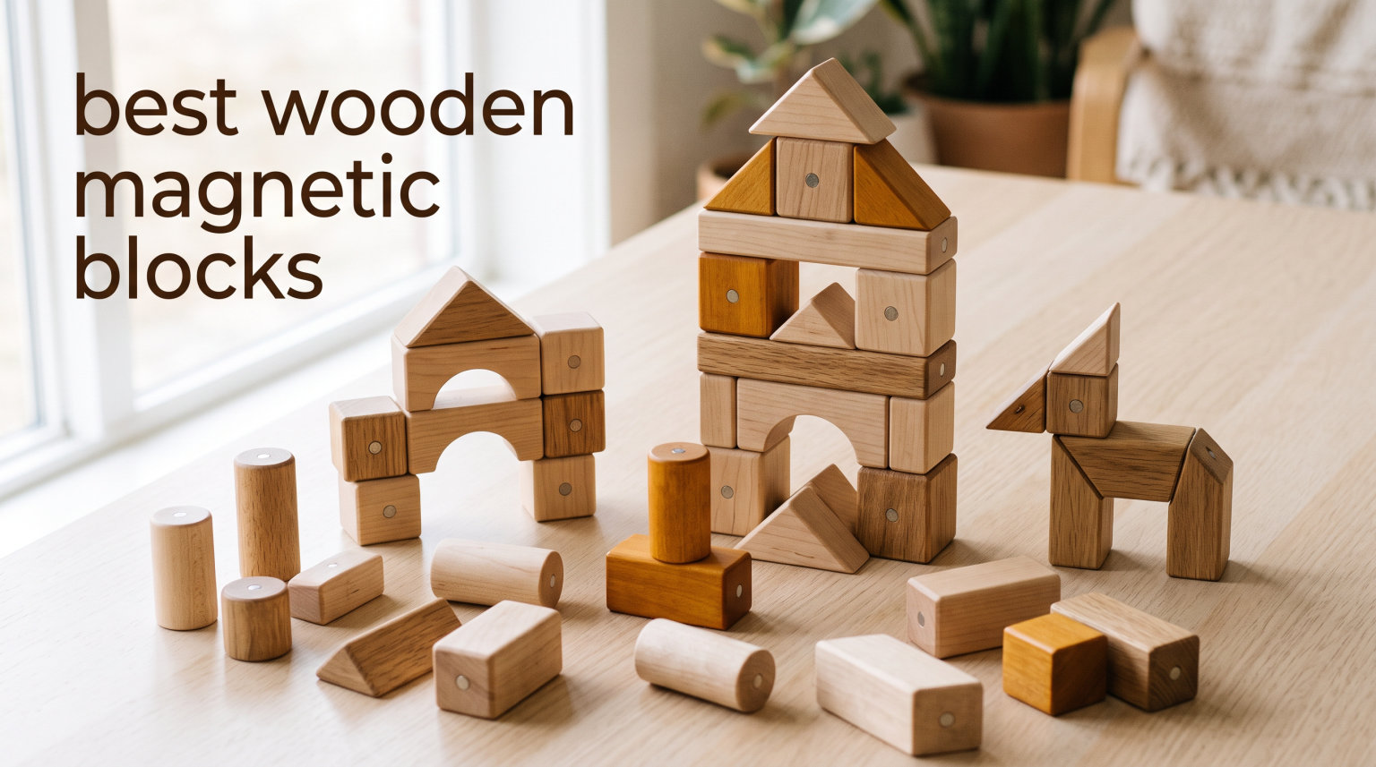 best wooden magnetic blocks