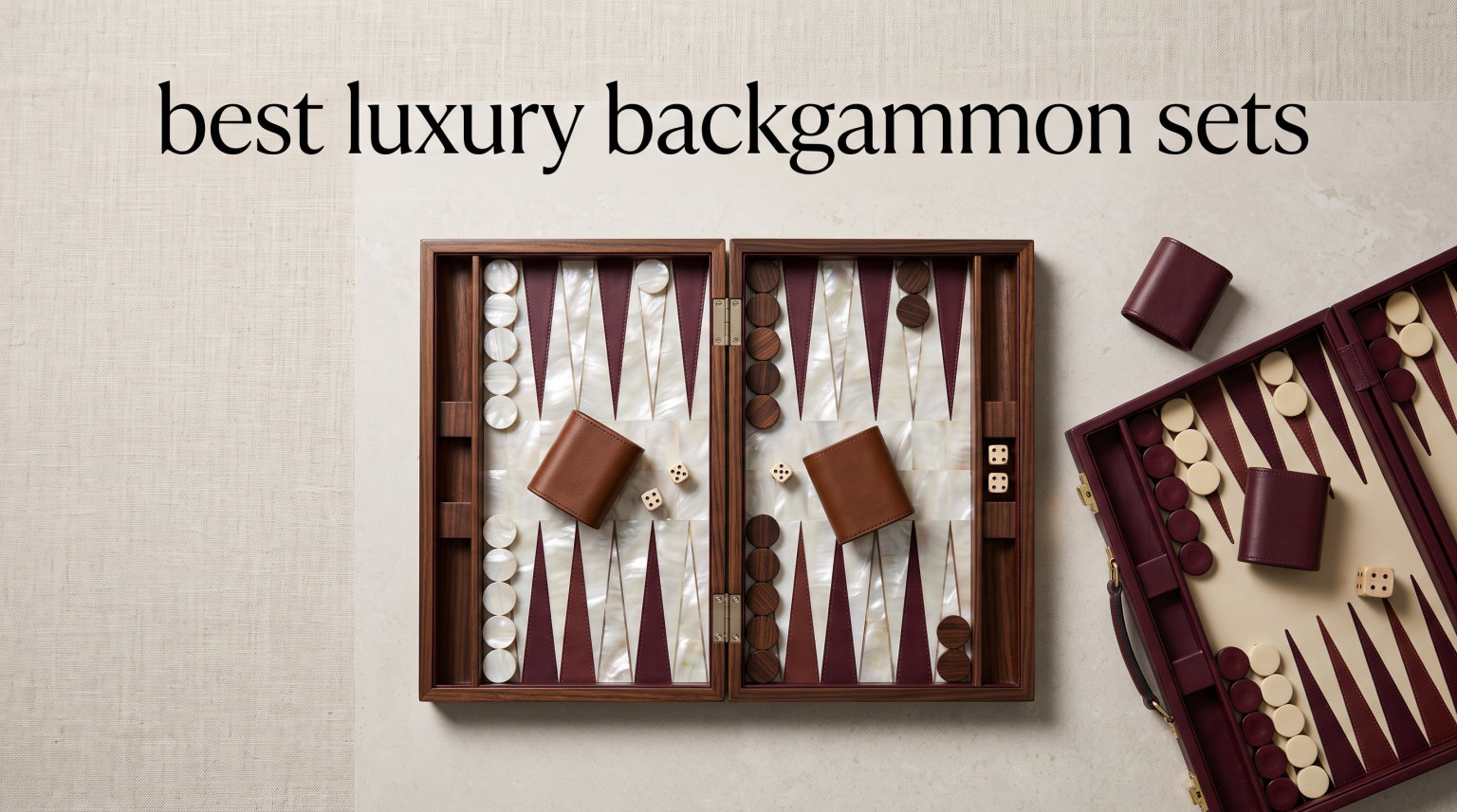 best luxury backgammon sets