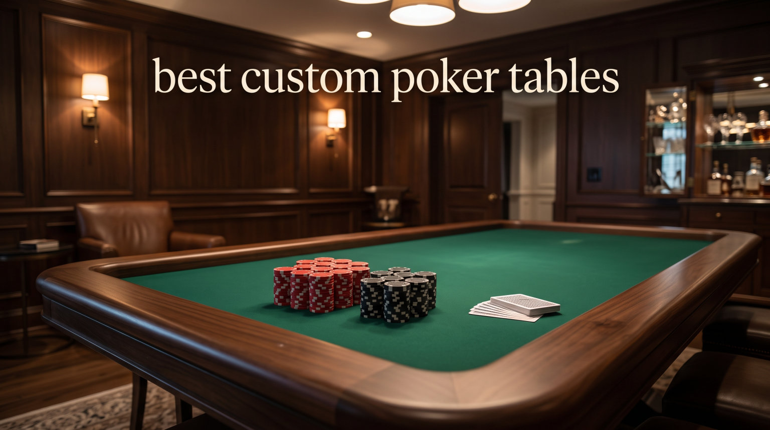 best custom poker tables