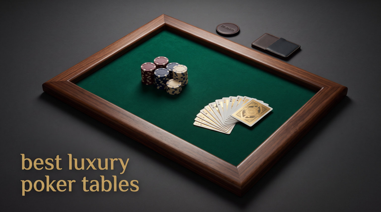 best luxury poker tables