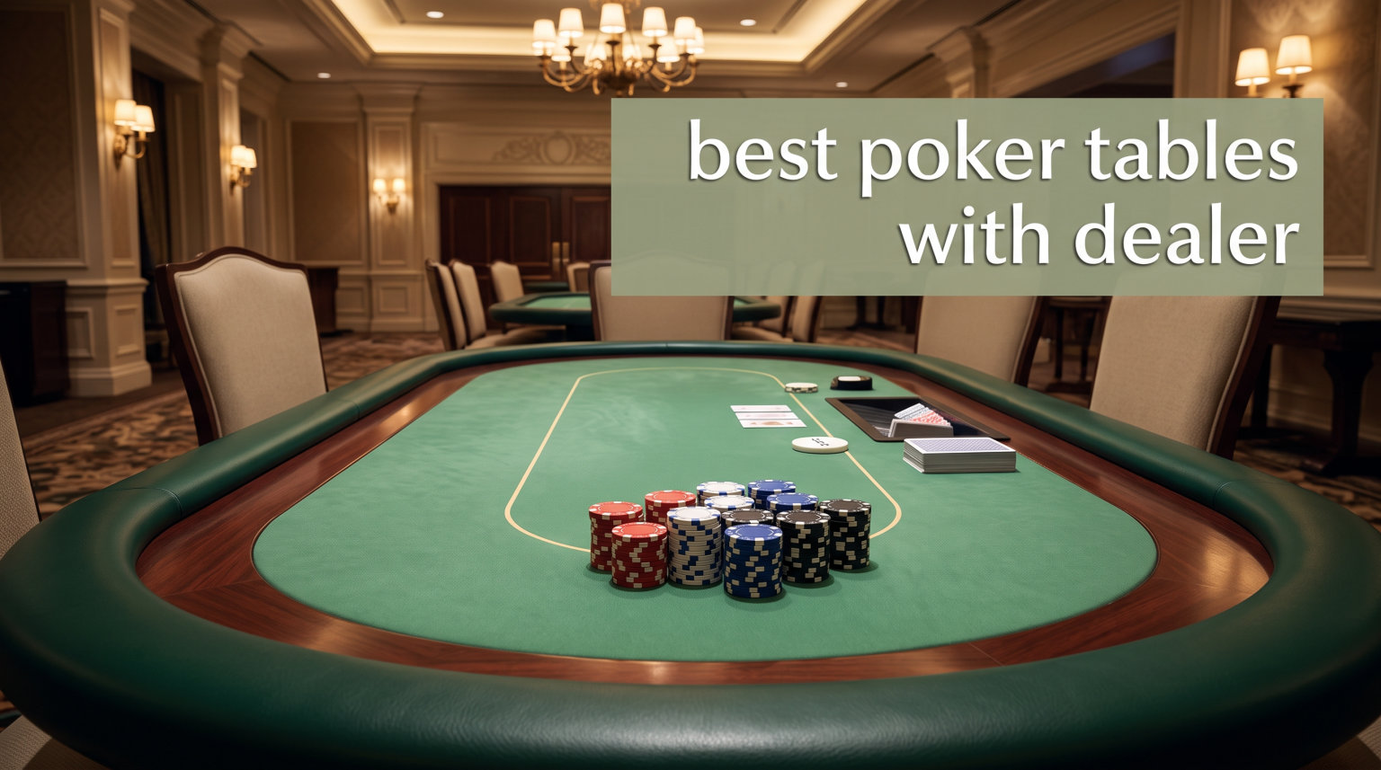best poker tables with dealer