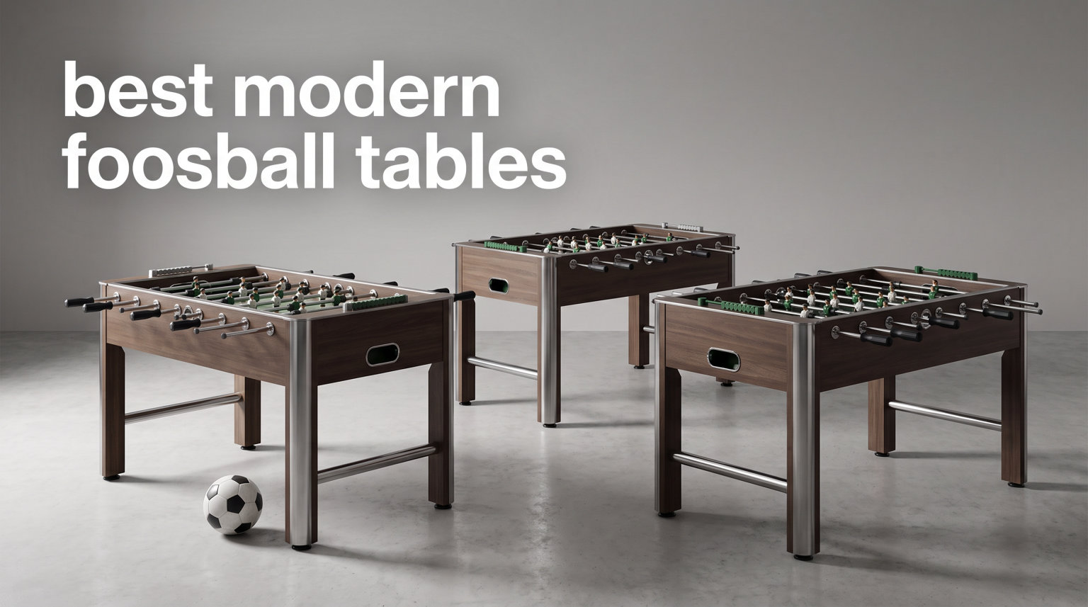 best modern foosball tables