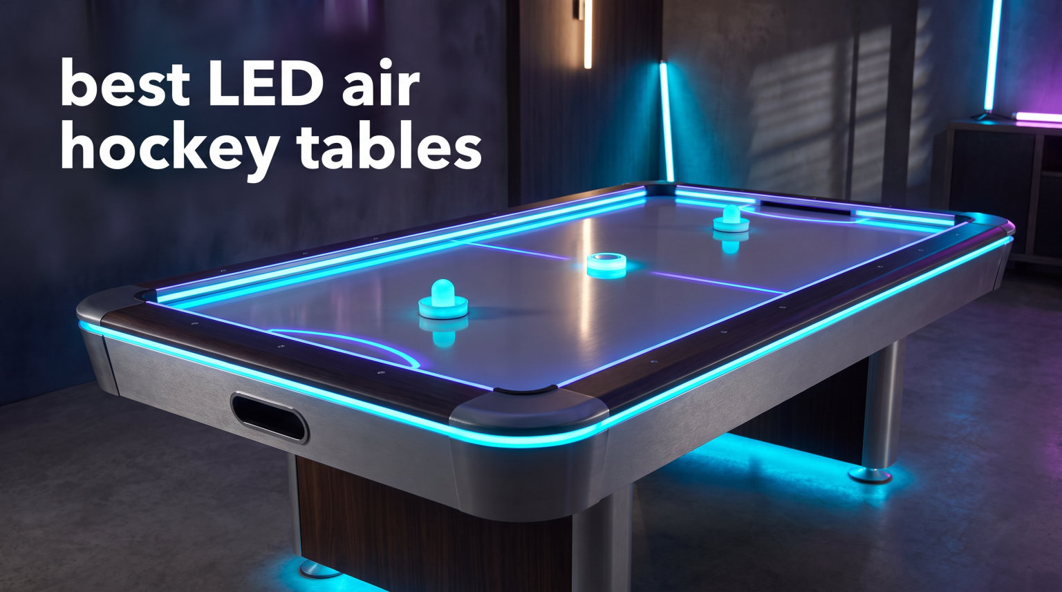 best LED air hockey tables