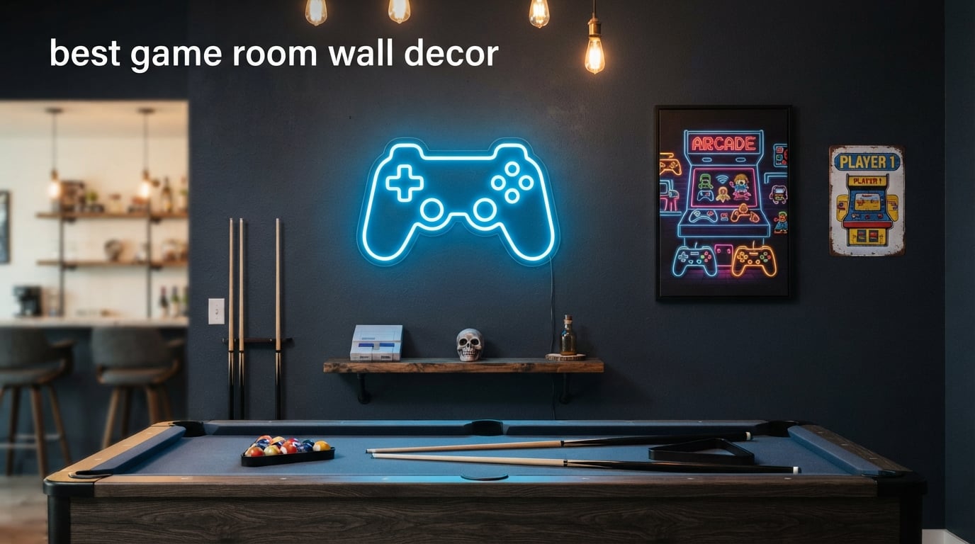 best game room wall decor