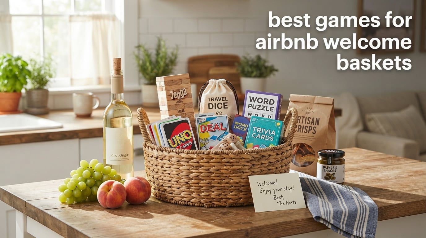 best games for airbnb welcome baskets