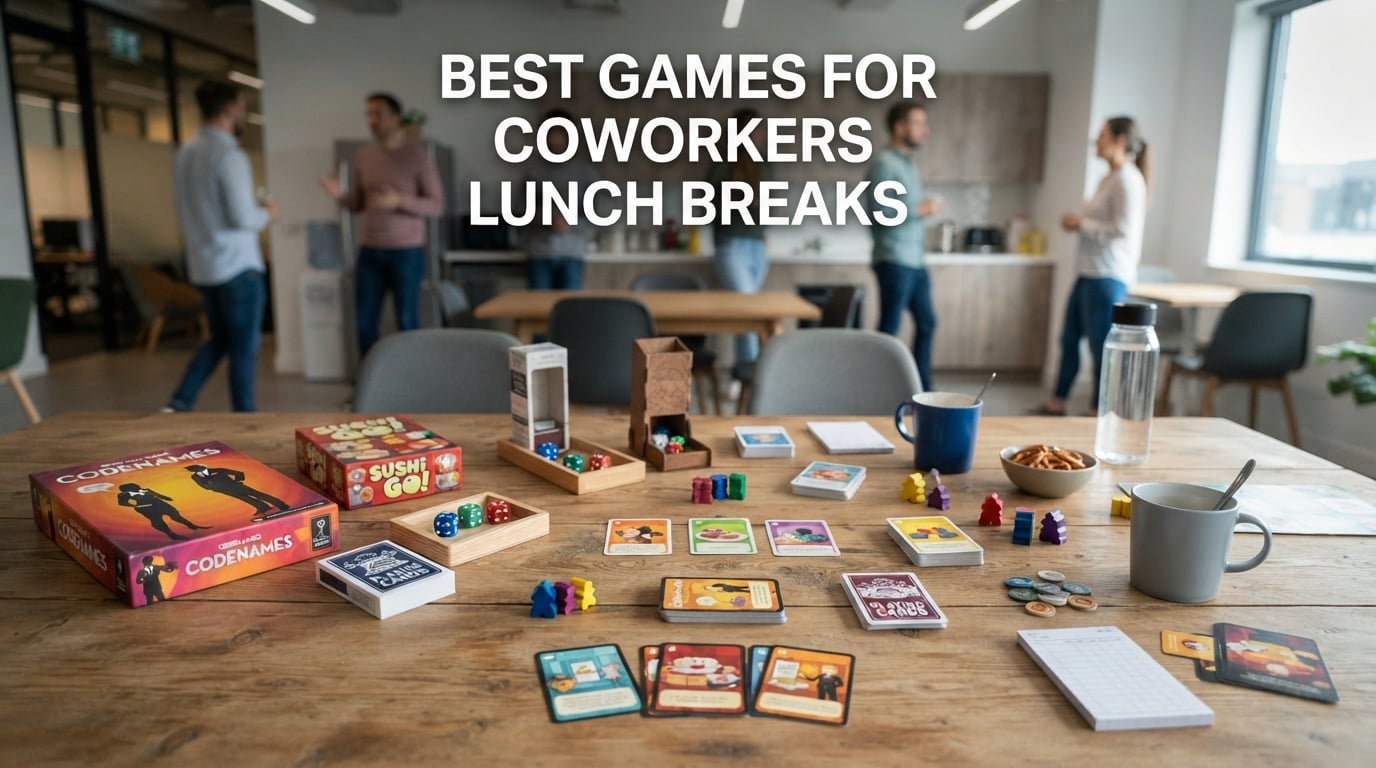 best games for coworkers lunch breaks