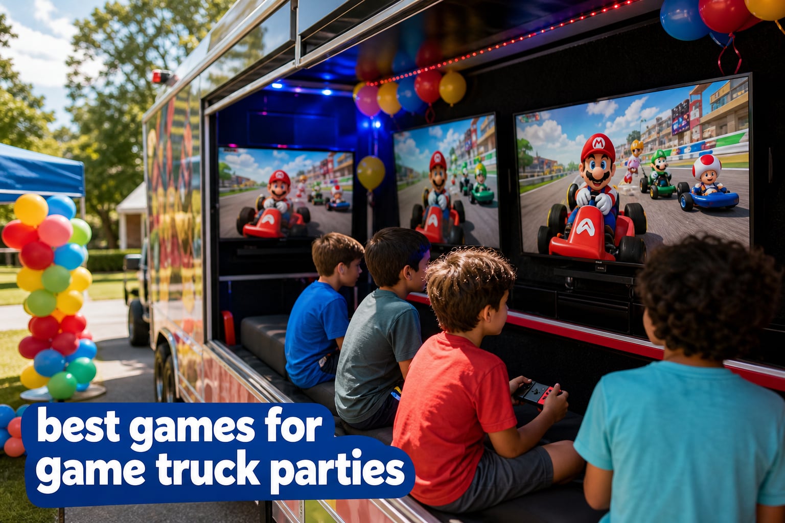 best games for game truck parties