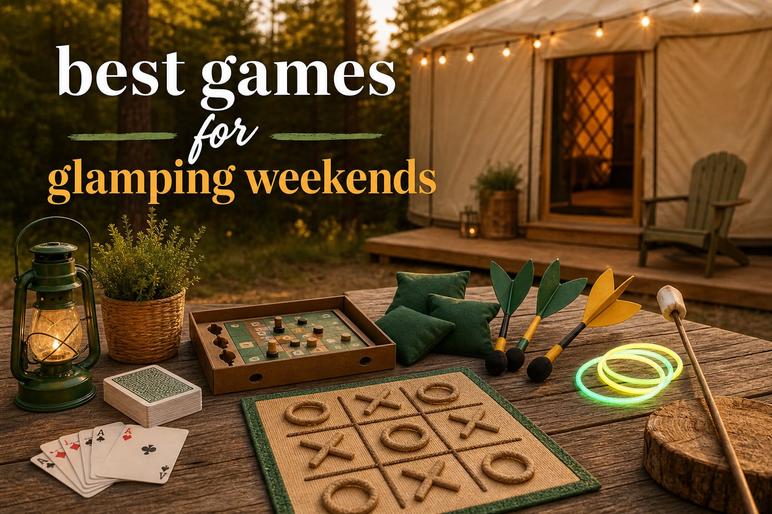 best games for glamping weekends
