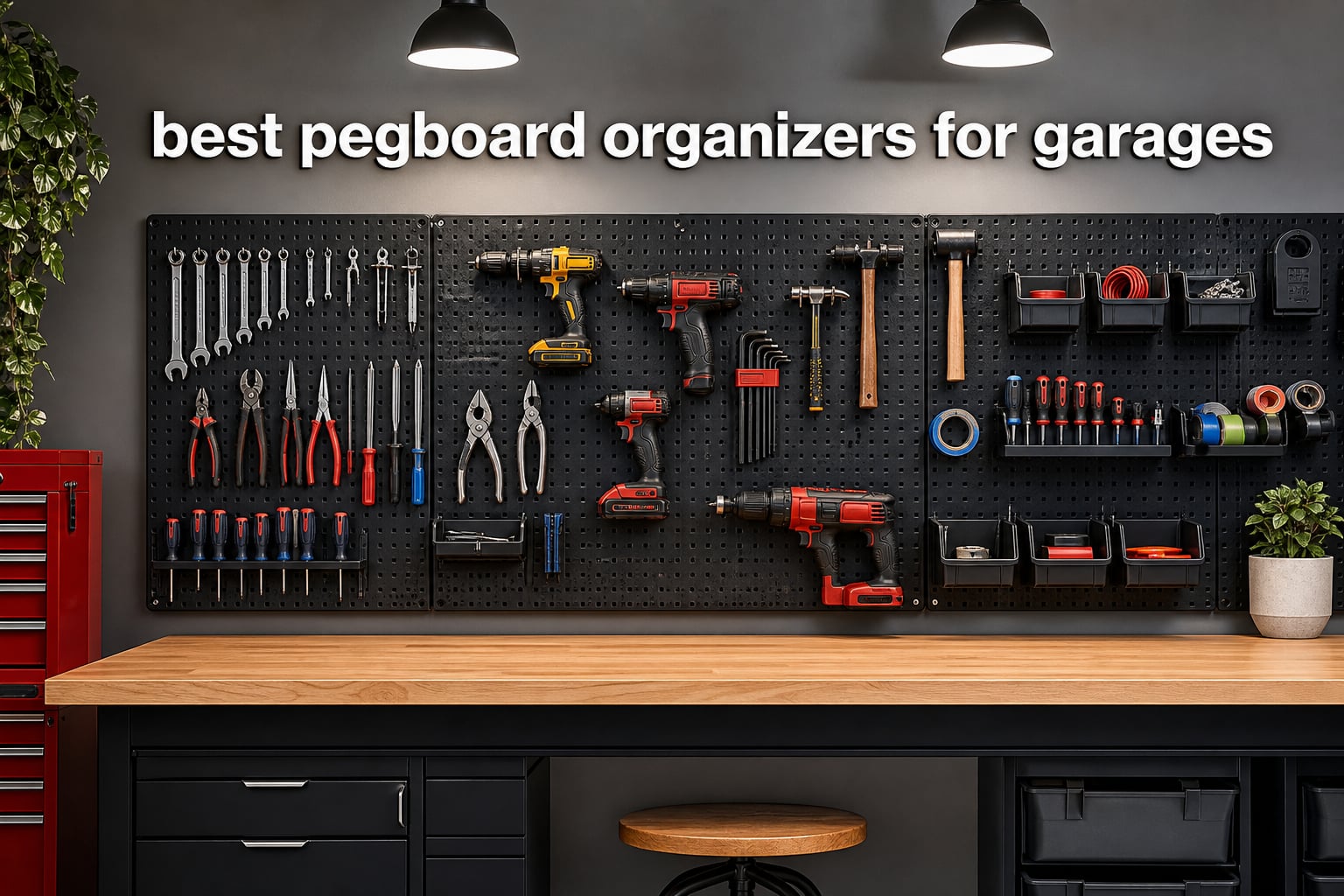 best pegboard organizers for garages