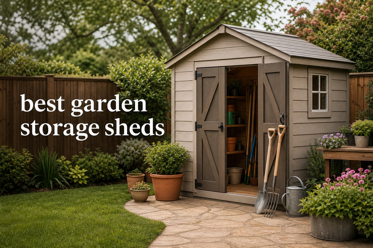 best garden storage sheds