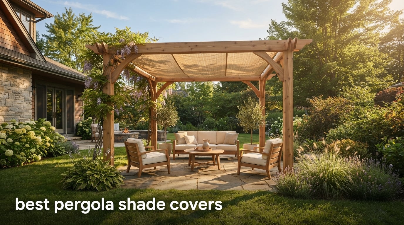 best pergola shade covers