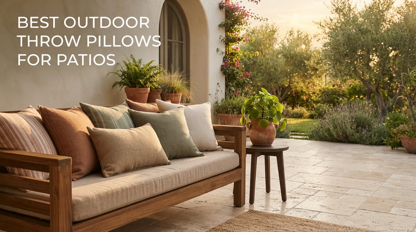 best outdoor throw pillows for patios
