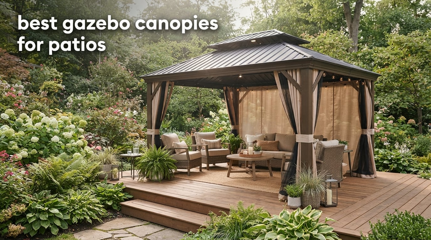 best gazebo canopies for patios