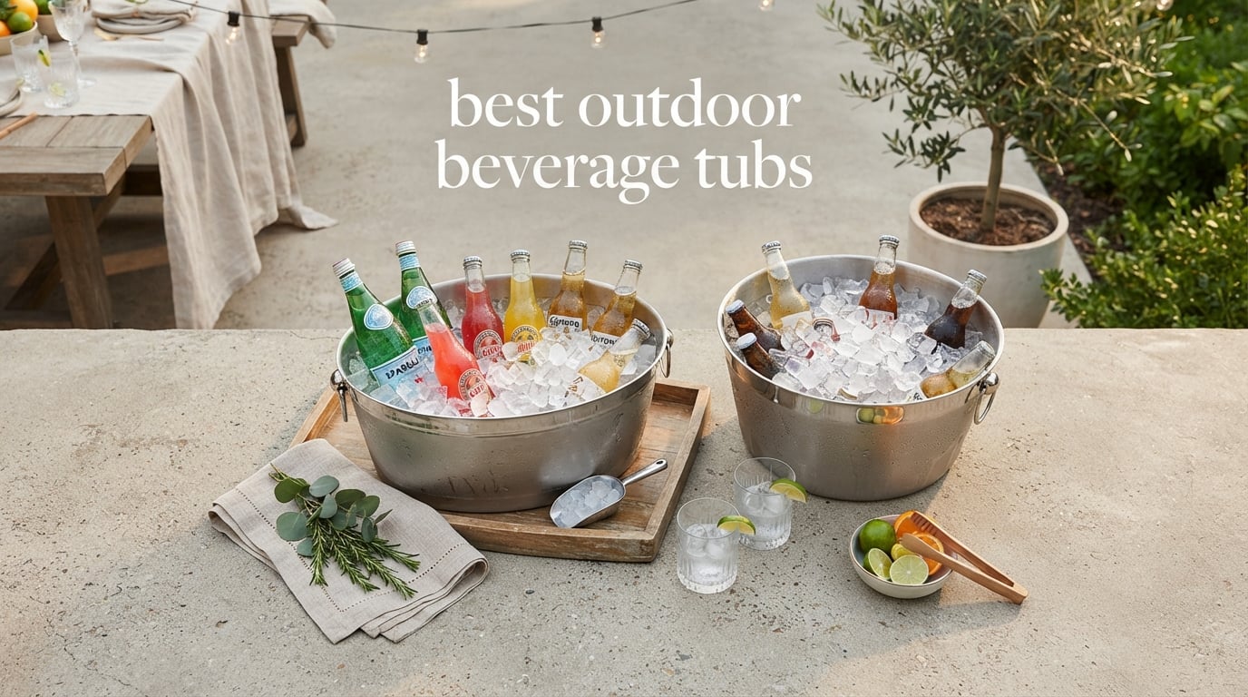 best outdoor beverage tubs