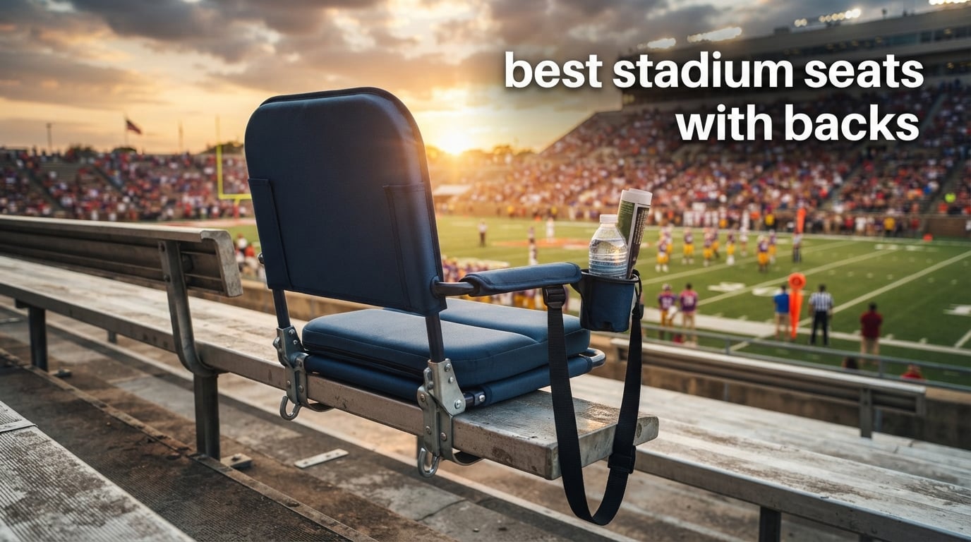 best stadium seats with backs