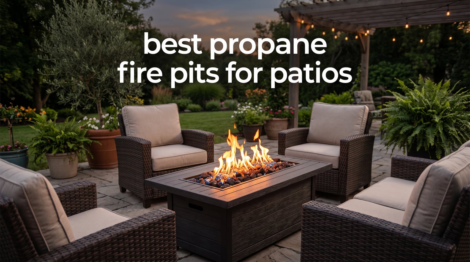 best propane fire pits for patios