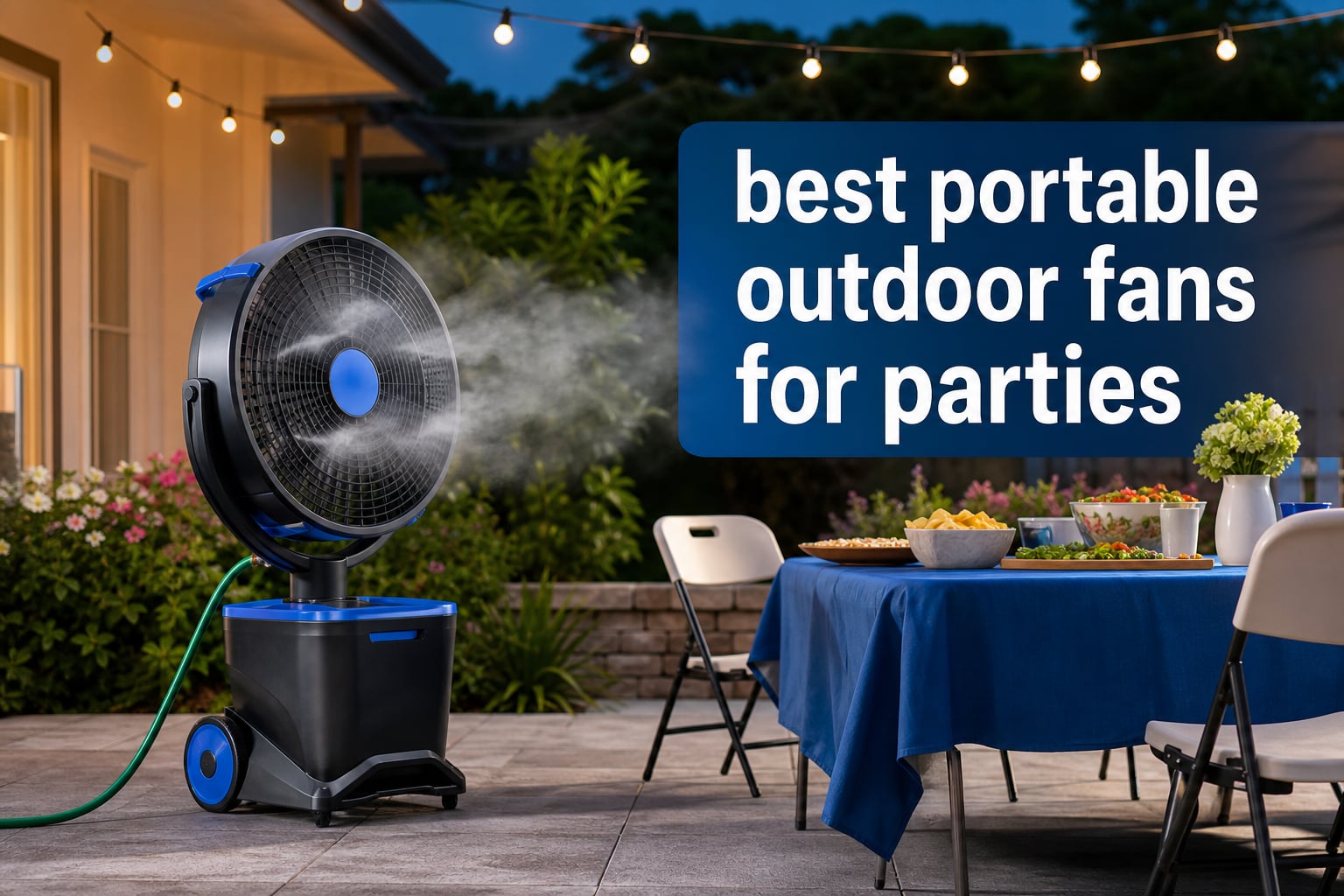 best portable outdoor fans for parties