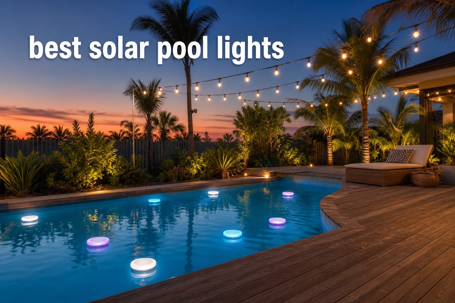 best solar pool lights