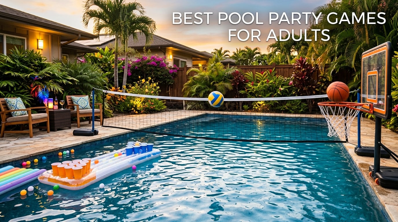 best pool party games for adults