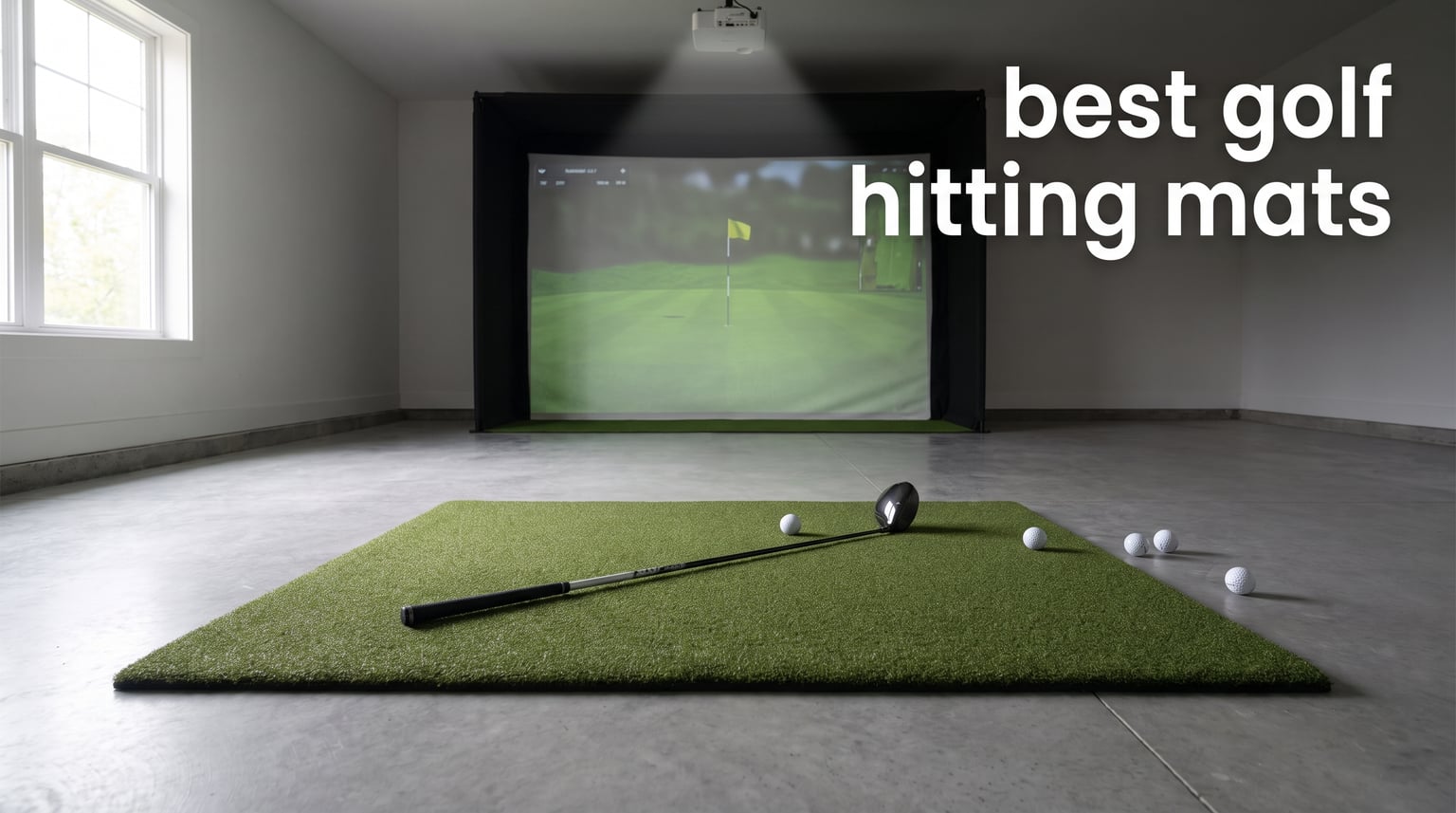 best golf hitting mats