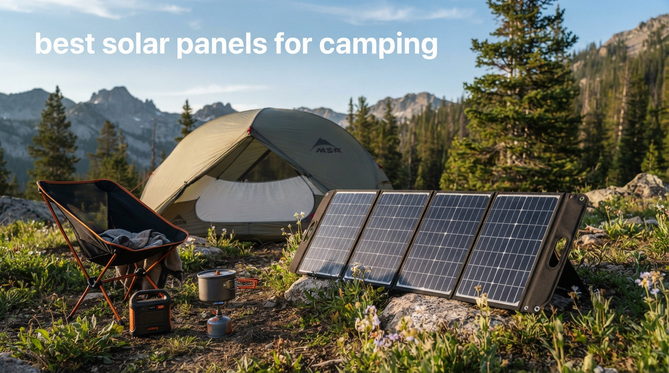 best solar panels for camping