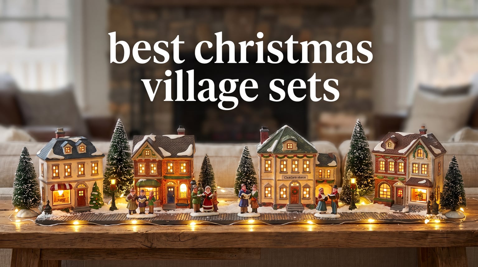 best christmas village sets