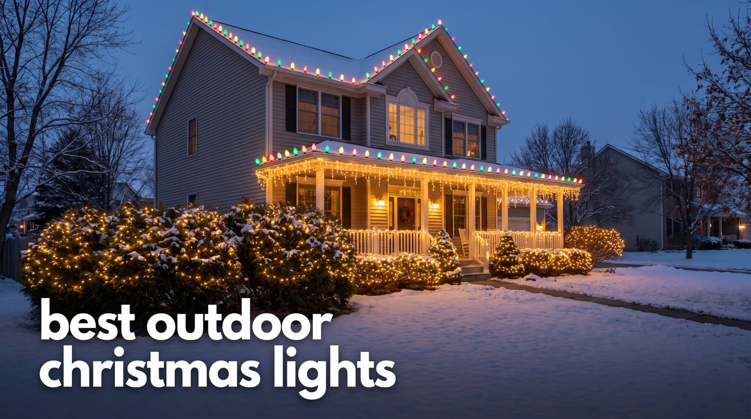 best outdoor christmas lights
