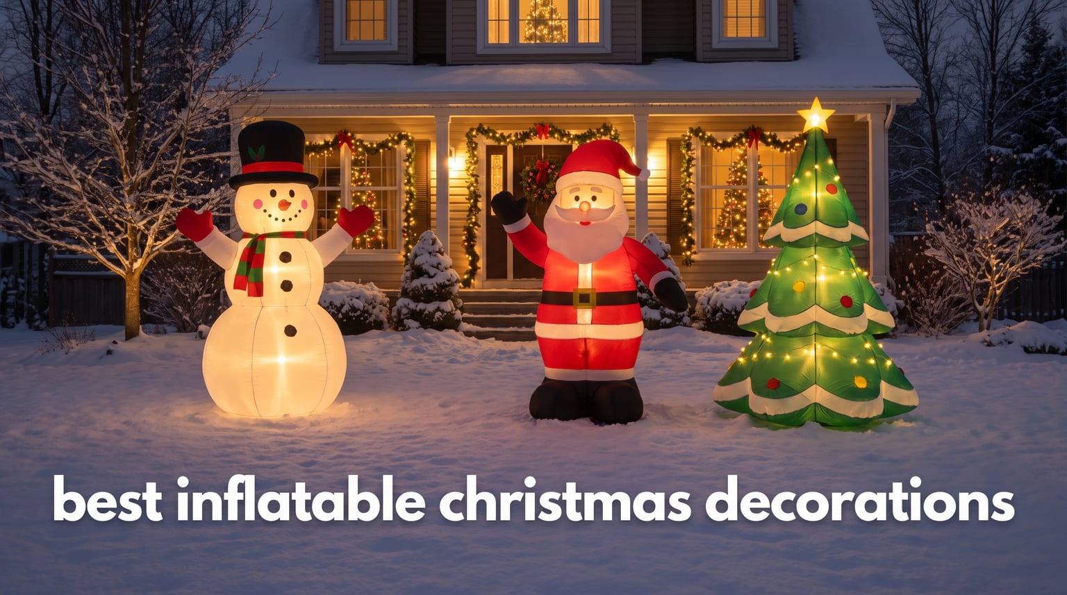 best inflatable christmas decorations