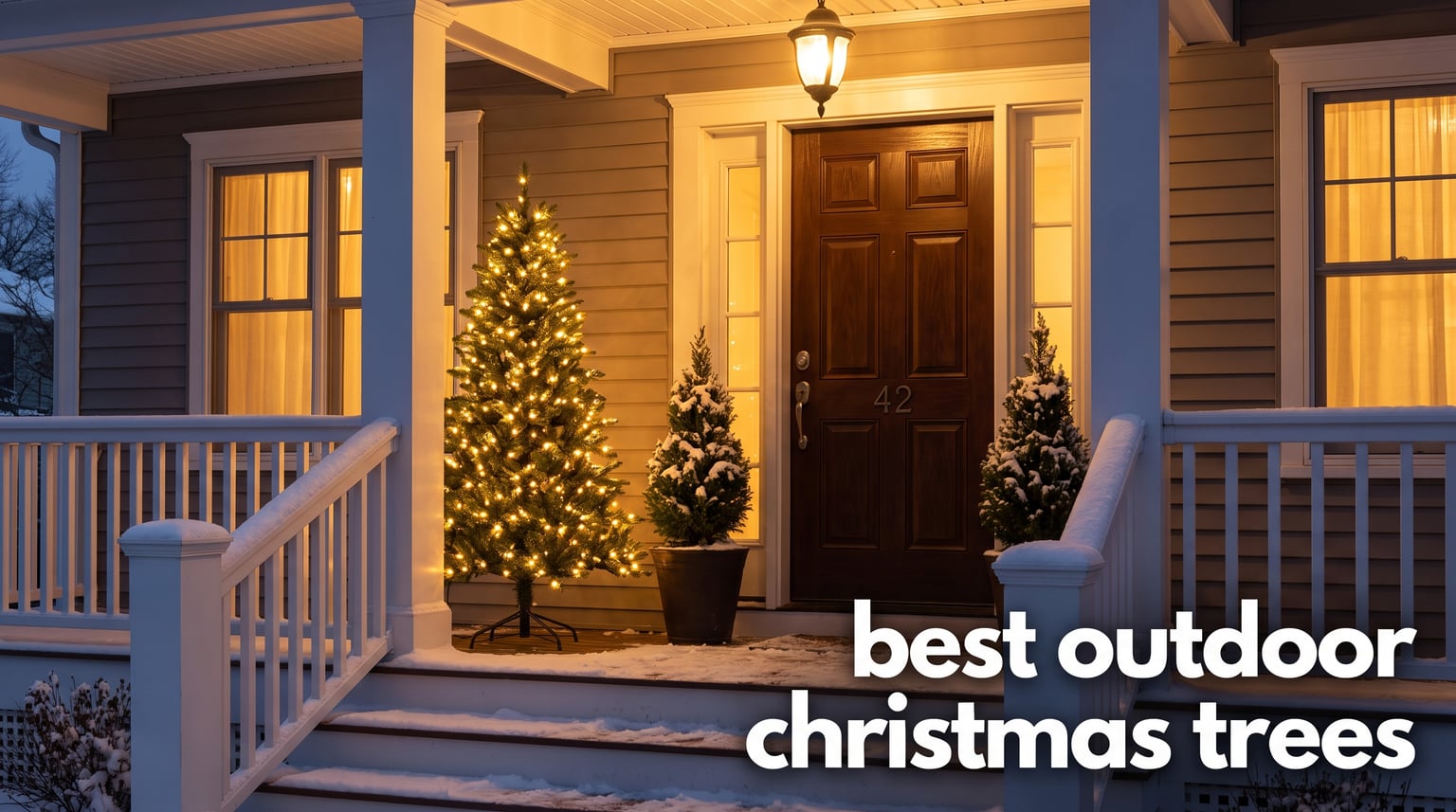 best outdoor christmas trees