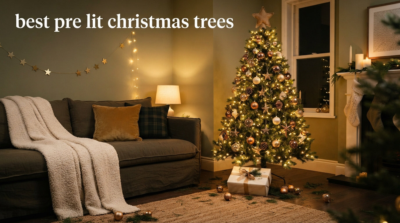 best pre lit christmas trees