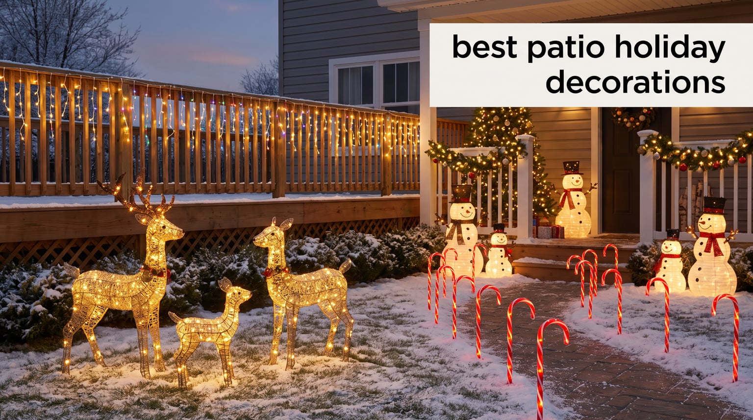 best patio holiday decorations