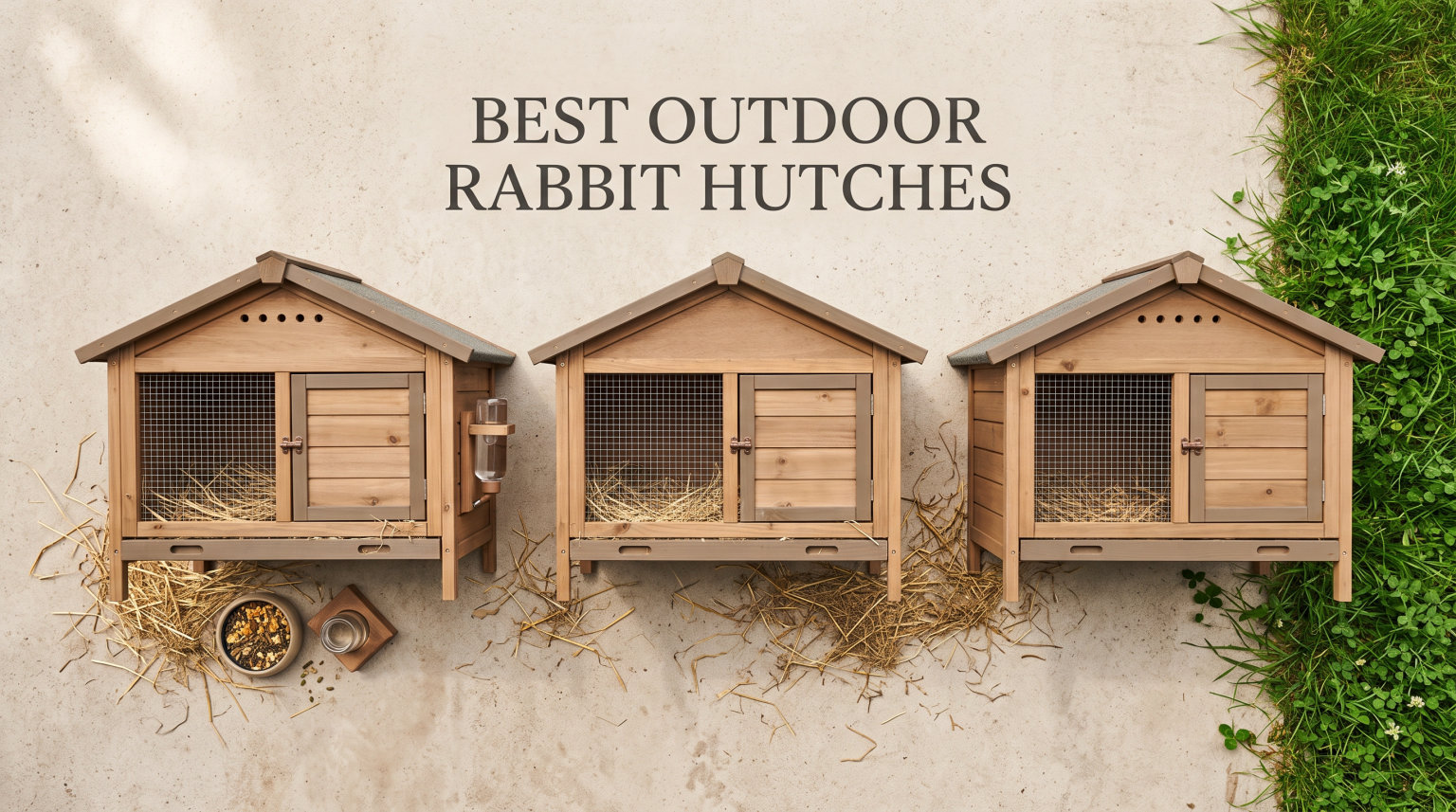 best outdoor rabbit hutches