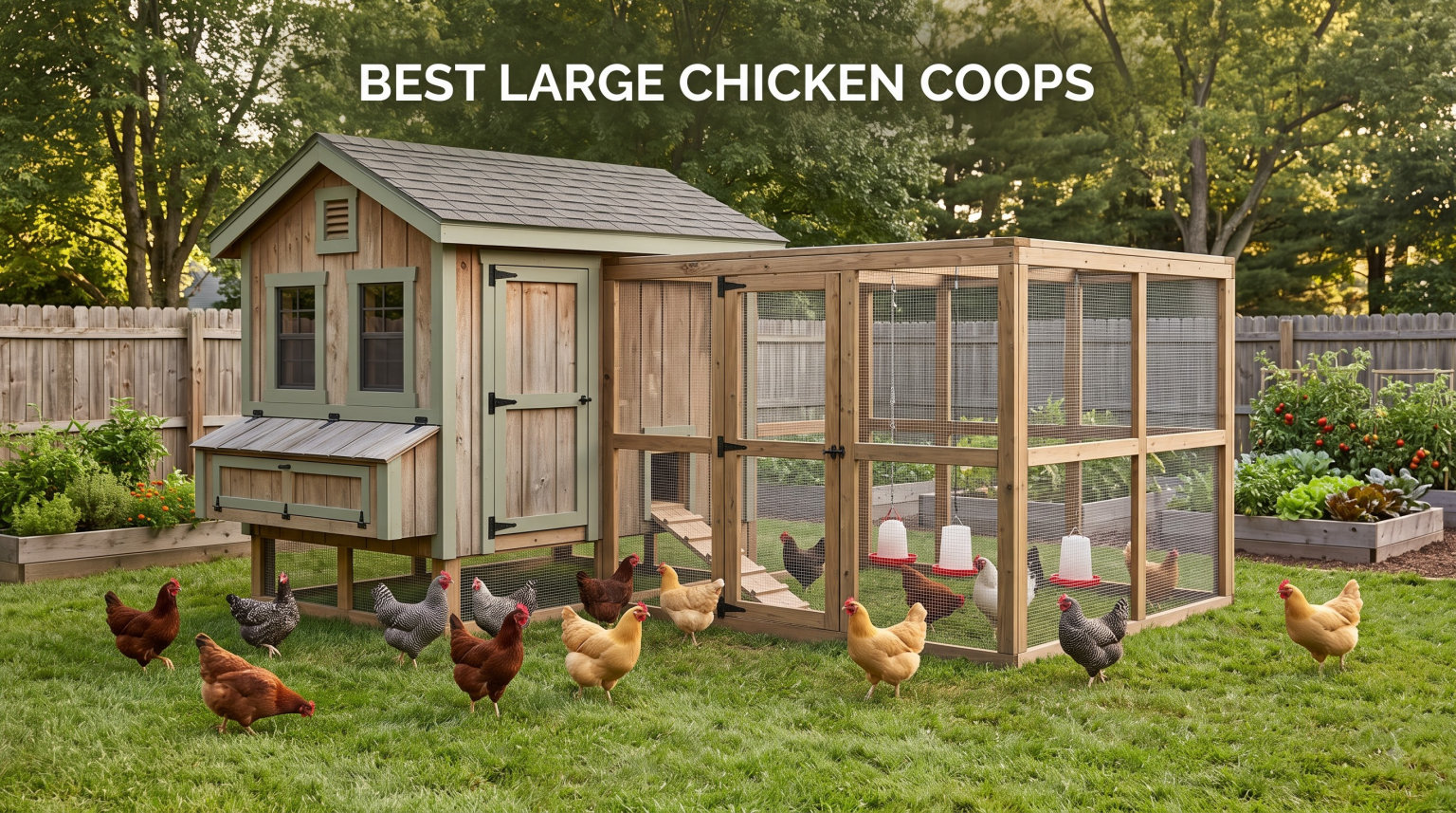 best large chicken coops