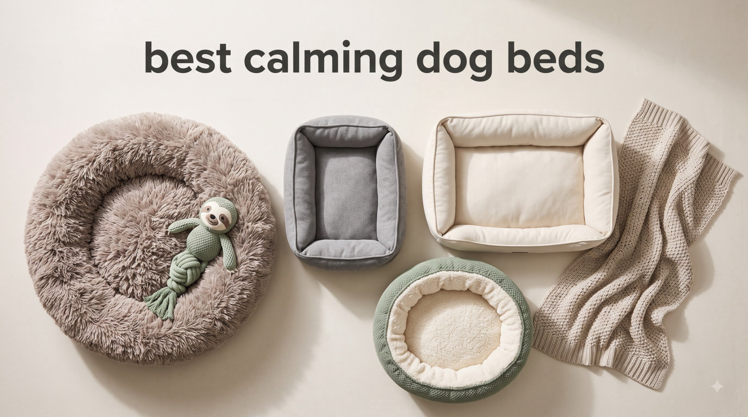 best calming dog beds