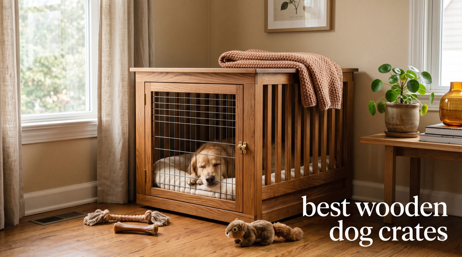best wooden dog crates