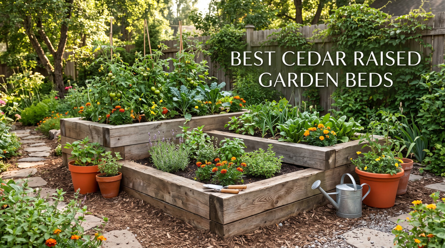 best cedar raised garden beds