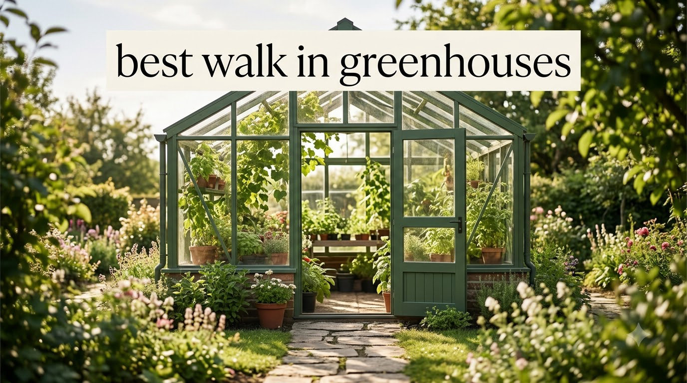 best walk in greenhouses