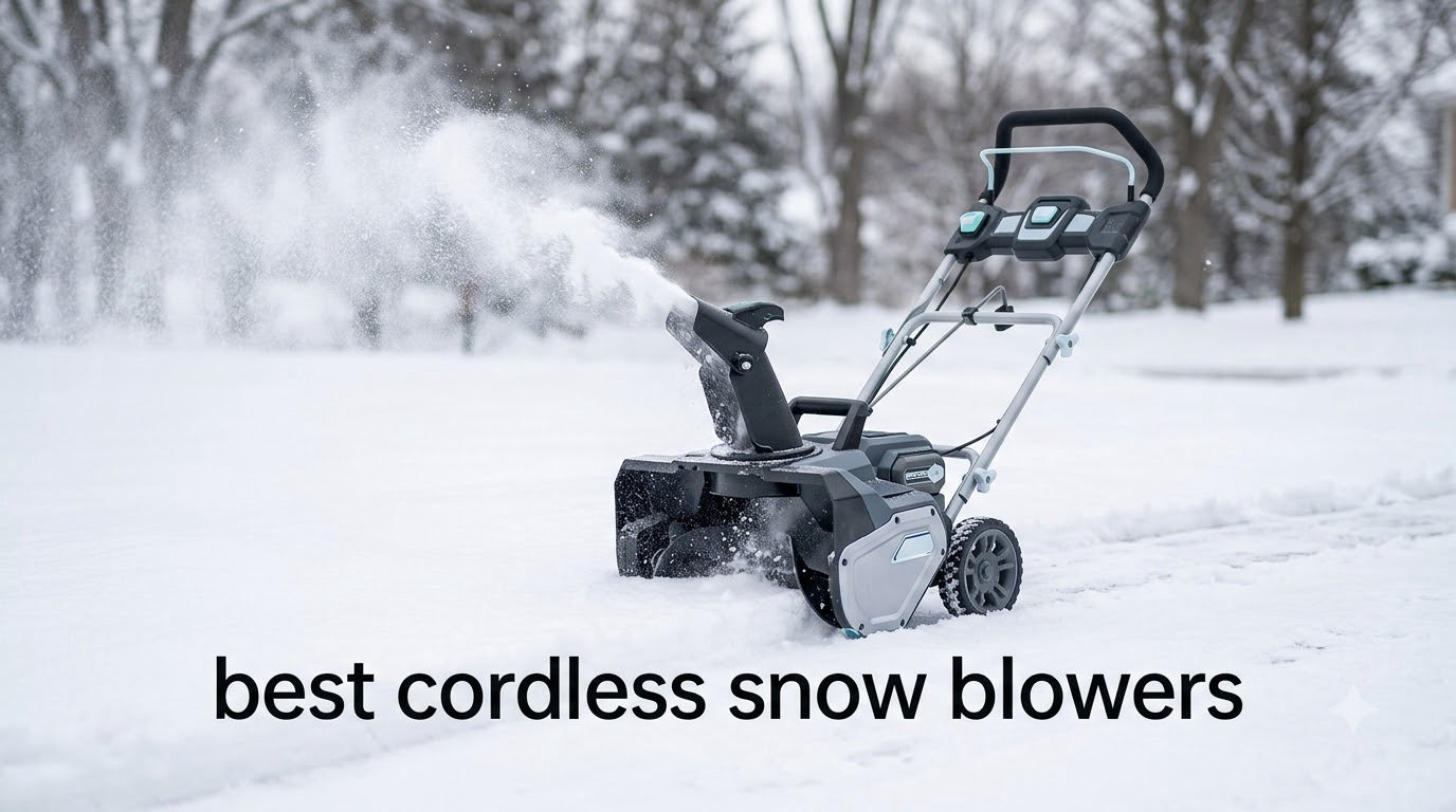 best cordless snow blowers