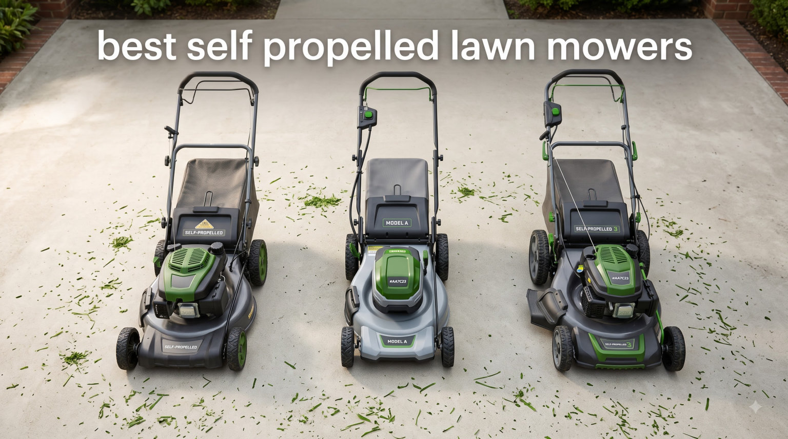 best self propelled lawn mowers