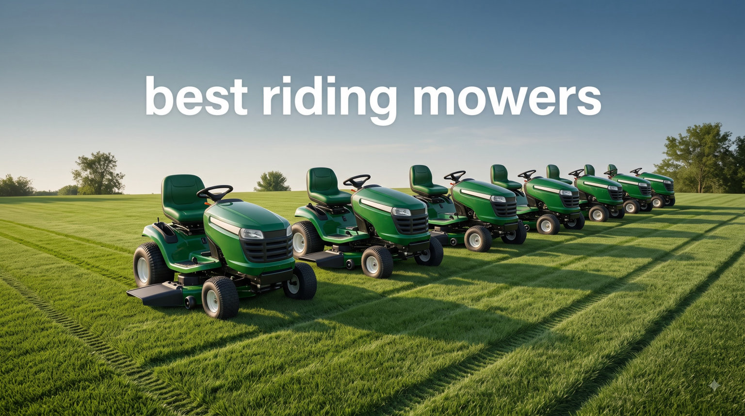 best riding mowers