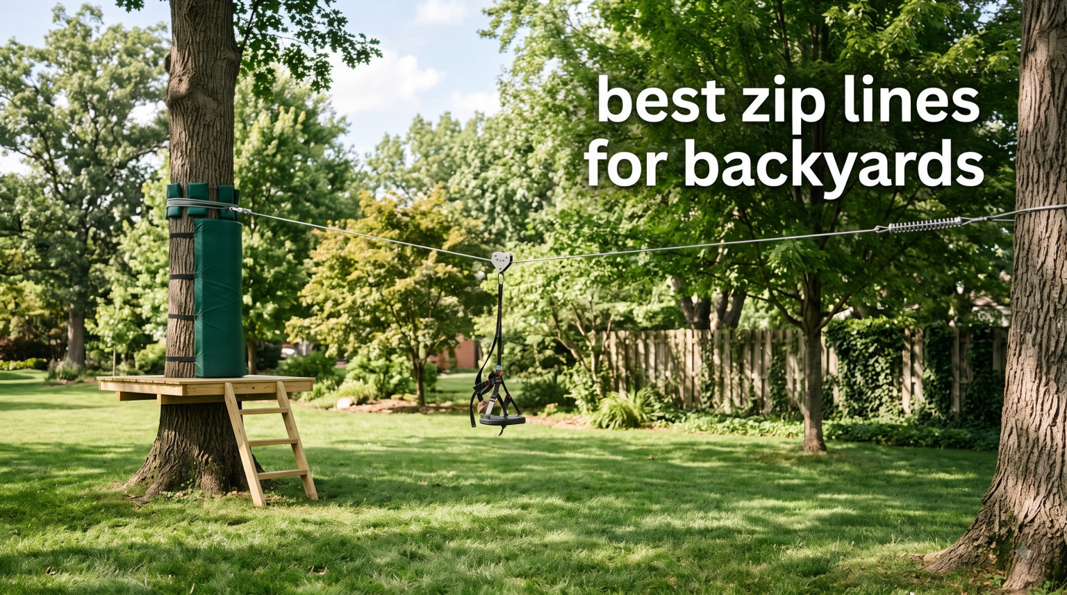 best zip lines for backyards