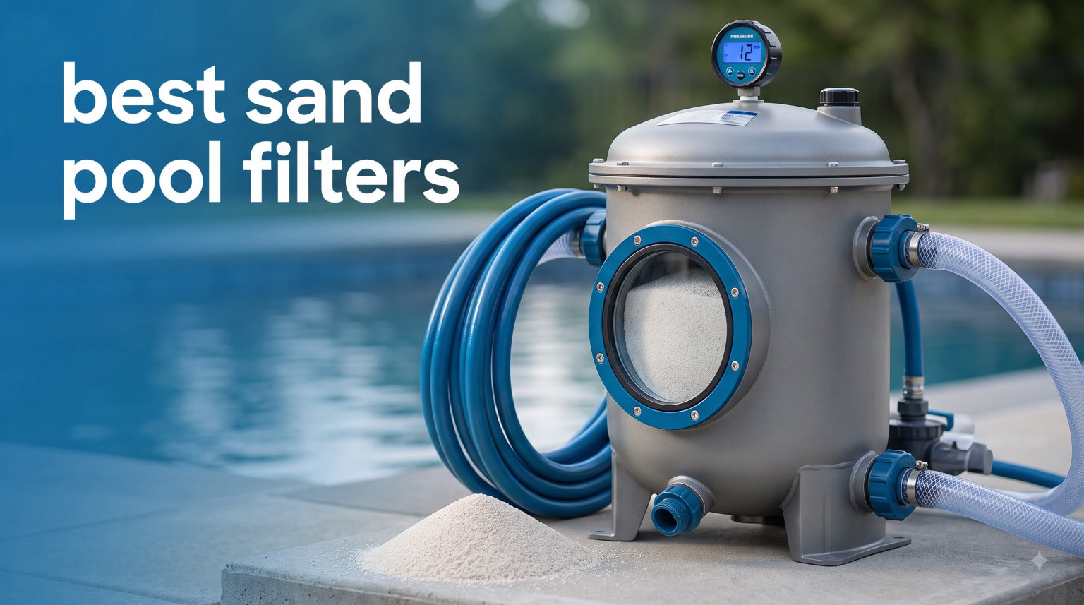 best sand pool filters