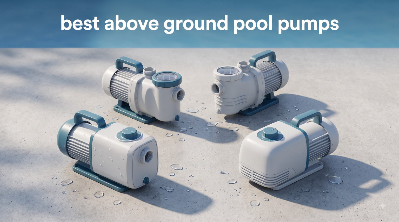 best above ground pool pumps