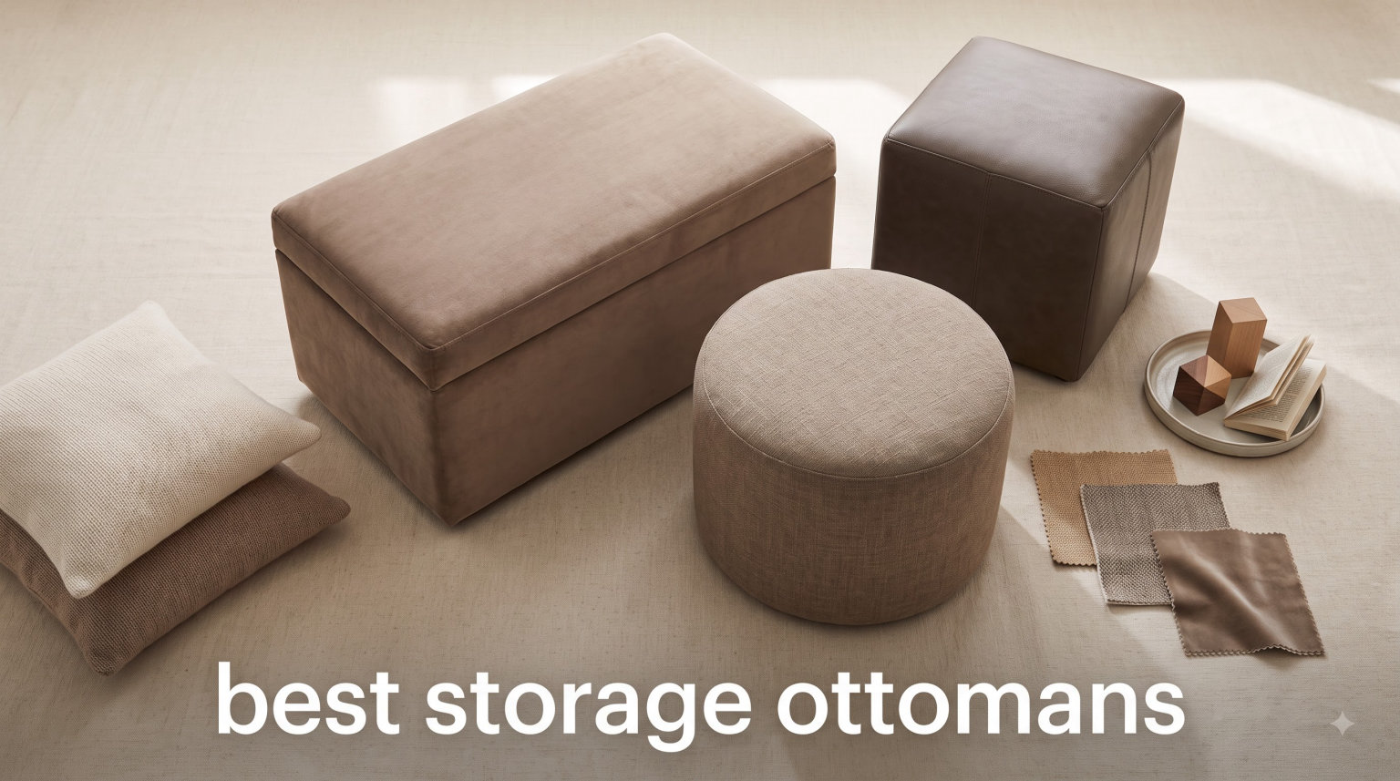best storage ottomans