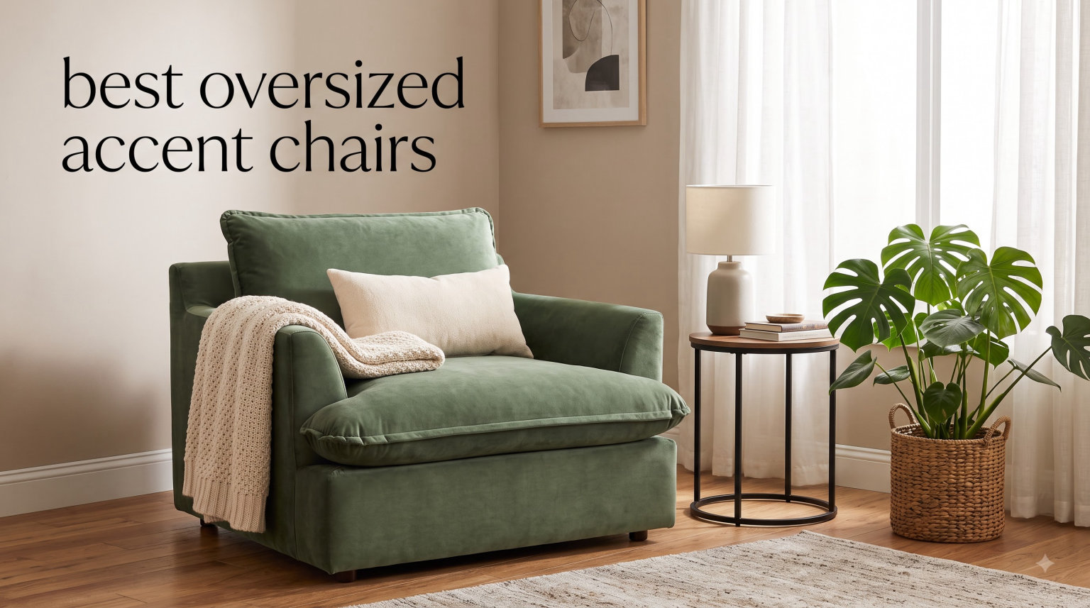 best oversized accent chairs