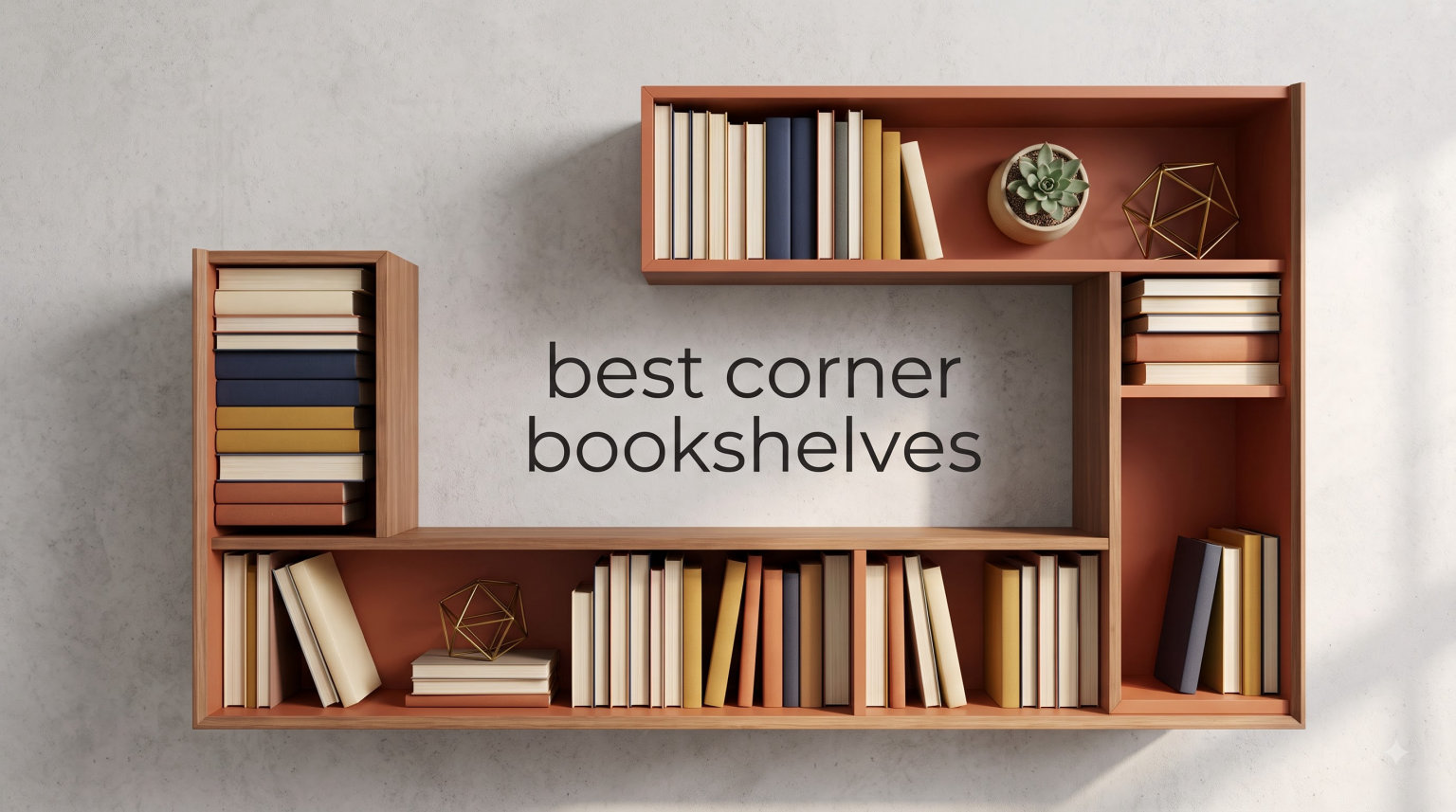 best corner bookshelves