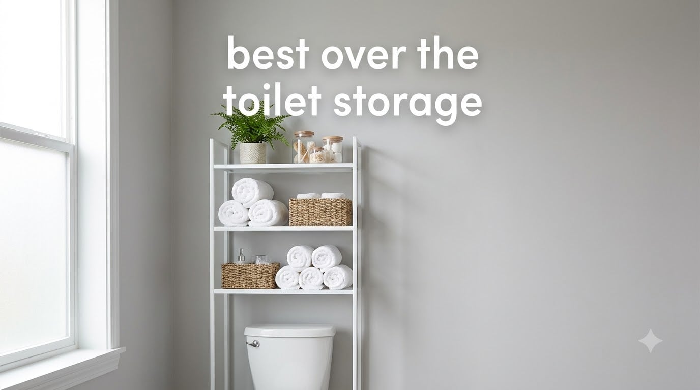 best over the toilet storage